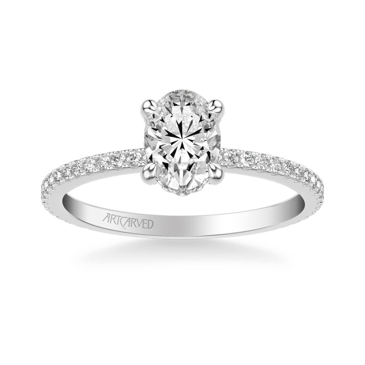 Chelsea Classic Side Stone Diamond Engagement Ring