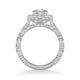 Lilith Vintage Unique Halo Diamond Engagement Ring