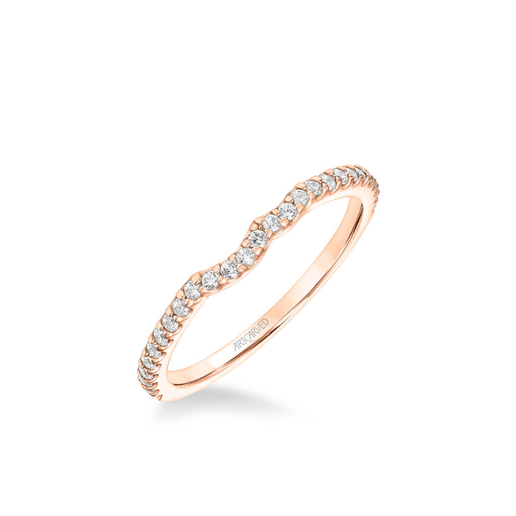 Bluebelle Contemporary Diamond Wedding Band