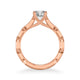 Cressida Vintage Side Stone Diamond Engagement Ring