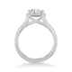 Lorelei Contemporary Hexagon Halo Diamond Engagement Ring