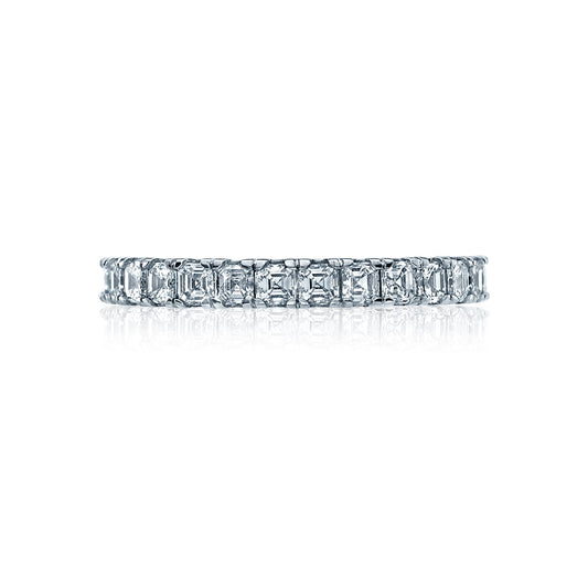 Tacori 18k White Gold Clean Crescent Diamond Wedding Band (1.75 CTW)