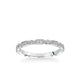 Stackable Eternity Band with Diamond and Milgrain Multi-Shape Details
