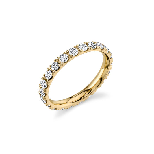 Gold & Diamond Large Eternity Ring