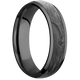 Zirconium with Polish Finish and Forged Carbon Fiber Inlay