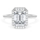 Emerald Bloom Engagement Ring