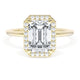 Emerald Bloom Engagement Ring