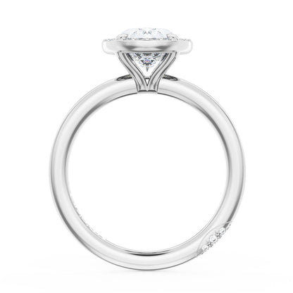 Oval Bloom Engagement Ring