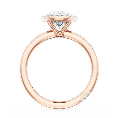 Oval Bloom Engagement Ring
