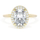 Oval Bloom Engagement Ring