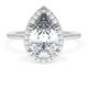 Pear Bloom Engagement Ring