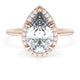 Pear Bloom Engagement Ring