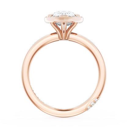 Pear Bloom Engagement Ring