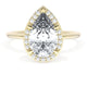 Pear Bloom Engagement Ring