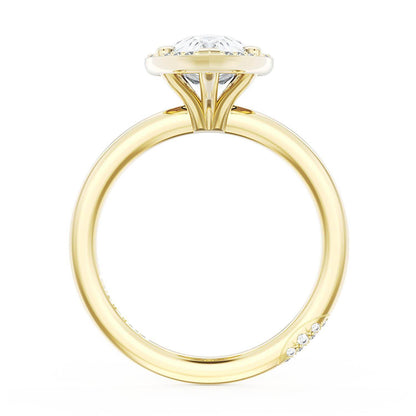 Pear Bloom Engagement Ring