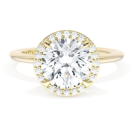 Round Bloom Engagement Ring