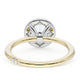 Round Bloom Two-Tone Engagement Ring