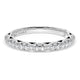 Pavé Diamond Wedding Band, 2.4mm