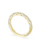 Pavé Diamond Wedding Band, 2.4mm