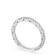 Pavé Diamond Wedding Band, 2.4mm