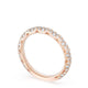 Pavé Diamond Wedding Band, 2.4mm
