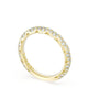 Pavé Diamond Wedding Band, 2.4mm