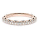 Pavé Diamond Wedding Band, 2.4mm