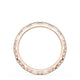 Pavé Diamond Wedding Band, 2.4mm