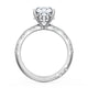 Cushion Bloom Engagement Ring