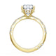 Cushion Bloom Engagement Ring