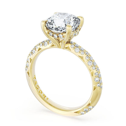 Cushion Bloom Engagement Ring