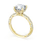 Cushion Bloom Engagement Ring