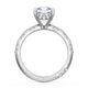 Emerald Bloom Engagement Ring