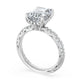 Emerald Bloom Engagement Ring