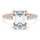 Emerald Bloom Engagement Ring