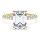 Emerald Bloom Engagement Ring