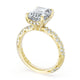 Emerald Bloom Engagement Ring