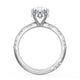 Oval Bloom Engagement Ring