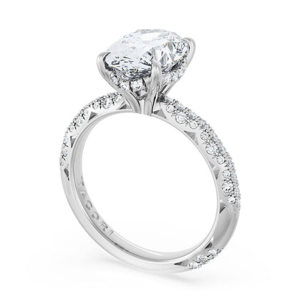 Oval Bloom Engagement Ring