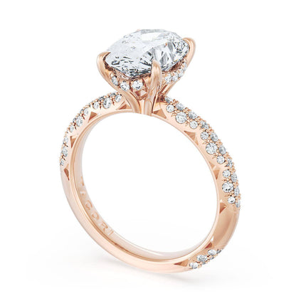 Oval Bloom Engagement Ring