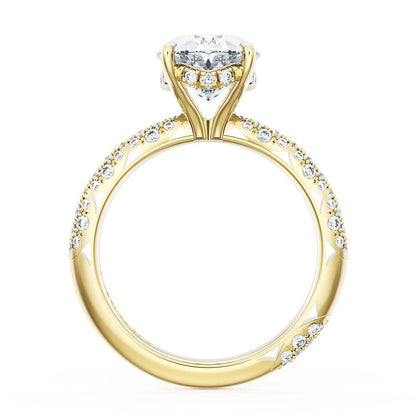Oval Bloom Engagement Ring