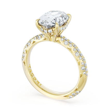 Oval Bloom Engagement Ring