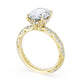 Oval Bloom Engagement Ring