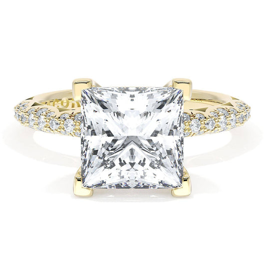 Princess Bloom Engagement Ring