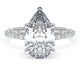 Pear Bloom Engagement Ring