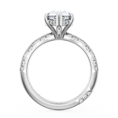 Pear Bloom Engagement Ring
