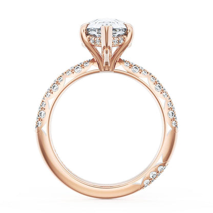 Pear Bloom Engagement Ring
