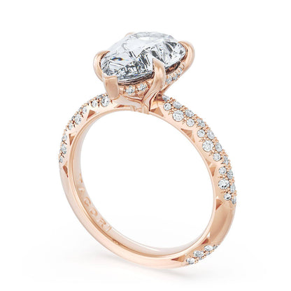 Pear Bloom Engagement Ring