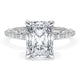 Radiant Bloom Engagement Ring