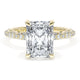 Radiant Bloom Engagement Ring
